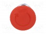 Switch: emergency stop; 2-position; 22mm; red; Illumin: none; IP66