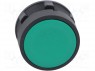 Switch: push-button; 2-position; 22mm; green; Illumin: none; IP66