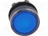 Switch: push-button; 1-position; 22mm; blue; IP66; Pushbutton: flat