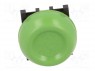 Switch: push-button; 1-position; 30mm; green; none; IP66; -25÷70°C