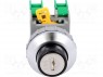 Switch: rotary; 3-position; NO x2; 30mm; IP65; Positions: 3; Ø30mm