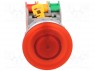 Switch: push-button; 1-position; NC + NO; 30mm; red; IP65; -20÷60°C