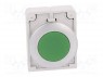 Switch: push-button; 1-position; 30mm; green; none; IP67; -25÷70°C