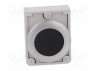 Switch: push-button; 1-position; 30mm; black; none; IP67; -25÷70°C