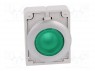 Switch: push-button; 2-position; 30mm; green; M22-FLED,M22-LED