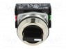 Switch: rotary; 3-position; NC + NO; 30mm; black; IP56; Positions: 3