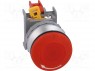 Switch: emergency stop; 2-position; NC; 30mm; red; IP65; -20÷60°C