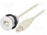  USB; 22; har-port; -25÷70°C; Ø22,3; IP20; USB 2.0 B/B