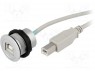  USB; 22; har-port; -25÷70°C; Ø22,3; IP20; USB 2.0 B/B