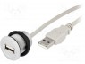  USB; 22; har-port; -25÷70°C; Ø22,3; IP20; .: 2