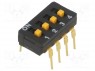 : DIP-SWITCH; - : 4; ON-OFF; 0,03A/30DC