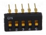 : DIP-SWITCH; - : 5; ON-OFF; 0,03A/30DC