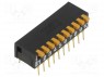 : DIP-SWITCH; - : 10; ON-OFF; 0,03A/30DC