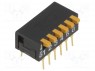 : DIP-SWITCH; - : 6; ON-OFF; 0,03A/30DC