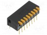 : DIP-SWITCH; - : 8; ON-OFF; 0,03A/30DC