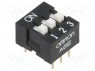 : DIP-SWITCH; - : 3; ON-OFF; 0,025A/24DC