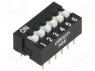 : DIP-SWITCH; - : 6; ON-OFF; 0,025A/24DC