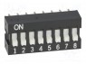 : DIP-SWITCH; - : 8; ON-OFF; 0,025A/24DC