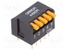 : DIP-SWITCH; - : 5; ON-OFF; 0,025A/24DC