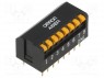 : DIP-SWITCH; - : 8; ON-OFF; 0,025A/24DC