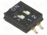 : DIP-SWITCH; - : 2; ON-OFF; 0,025A/24DC