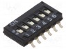 : DIP-SWITCH; - : 6; ON-OFF; 0,025A/24DC