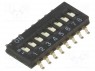 : DIP-SWITCH; - : 8; ON-OFF; 0,025A/24DC