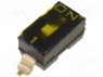 : DIP-SWITCH; - : 1; ON-OFF; 0,025A/24DC