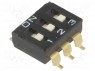 : DIP-SWITCH; - : 3; ON-OFF; 0,025A/24DC