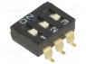 : DIP-SWITCH; - : 3; ON-OFF; 0,025A/24DC