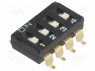 : DIP-SWITCH; - : 4; ON-OFF; 0,025A/24DC