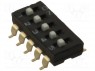 : DIP-SWITCH; - : 5; ON-OFF; 0,025A/24DC