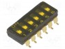 : DIP-SWITCH; - : 6; ON-OFF; 0,025A/24DC