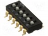 : DIP-SWITCH; - : 6; ON-OFF; 0,025A/24DC