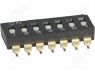 : DIP-SWITCH; - : 7; ON-OFF; 0,025A/24DC