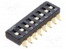 : DIP-SWITCH; - : 8; ON-OFF; 0,025A/24DC