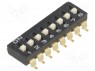 : DIP-SWITCH; - : 8; ON-OFF; 0,025A/24DC