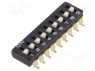 : DIP-SWITCH; - : 9; ON-OFF; 0,025A/24DC