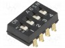 : DIP-SWITCH; - : 4; ON-OFF; 0,025A/24DC