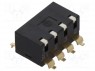 : DIP-SWITCH; - : 4; ON-OFF; 0,025A/24DC