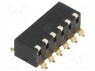 : DIP-SWITCH; - : 6; ON-OFF; 0,025A/24DC