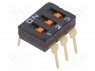 : DIP-SWITCH; - : 3; ON-OFF; 0,025A/24DC