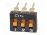 : DIP-SWITCH; - : 3; ON-OFF; 0,025A/24DC