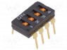 : DIP-SWITCH; - : 4; ON-OFF; 0,025A/24DC