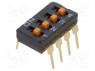 : DIP-SWITCH; - : 4; ON-OFF; 0,025A/24DC