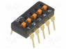 : DIP-SWITCH; - : 5; ON-OFF; 0,025A/24DC