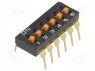 : DIP-SWITCH; - : 6; ON-OFF; 0,025A/24DC