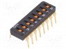 : DIP-SWITCH; - : 8; ON-OFF; 0,025A/24DC