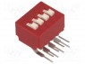 : DIP-SWITCH; - : 4; OFF-ON; 0,025A/25DC