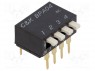 : DIP-SWITCH; - : 4; OFF-ON; 0,025A/24DC